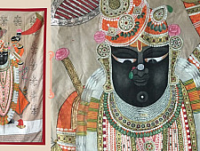 Miniature Painting ~ Rajasthan ~ Srinath ji {C}